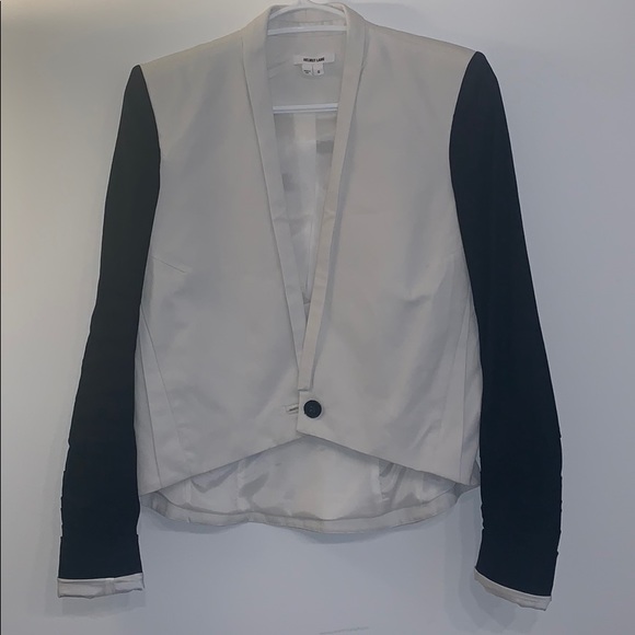 Helmut Lang black and white cropped blazer - Picture 1 of 4